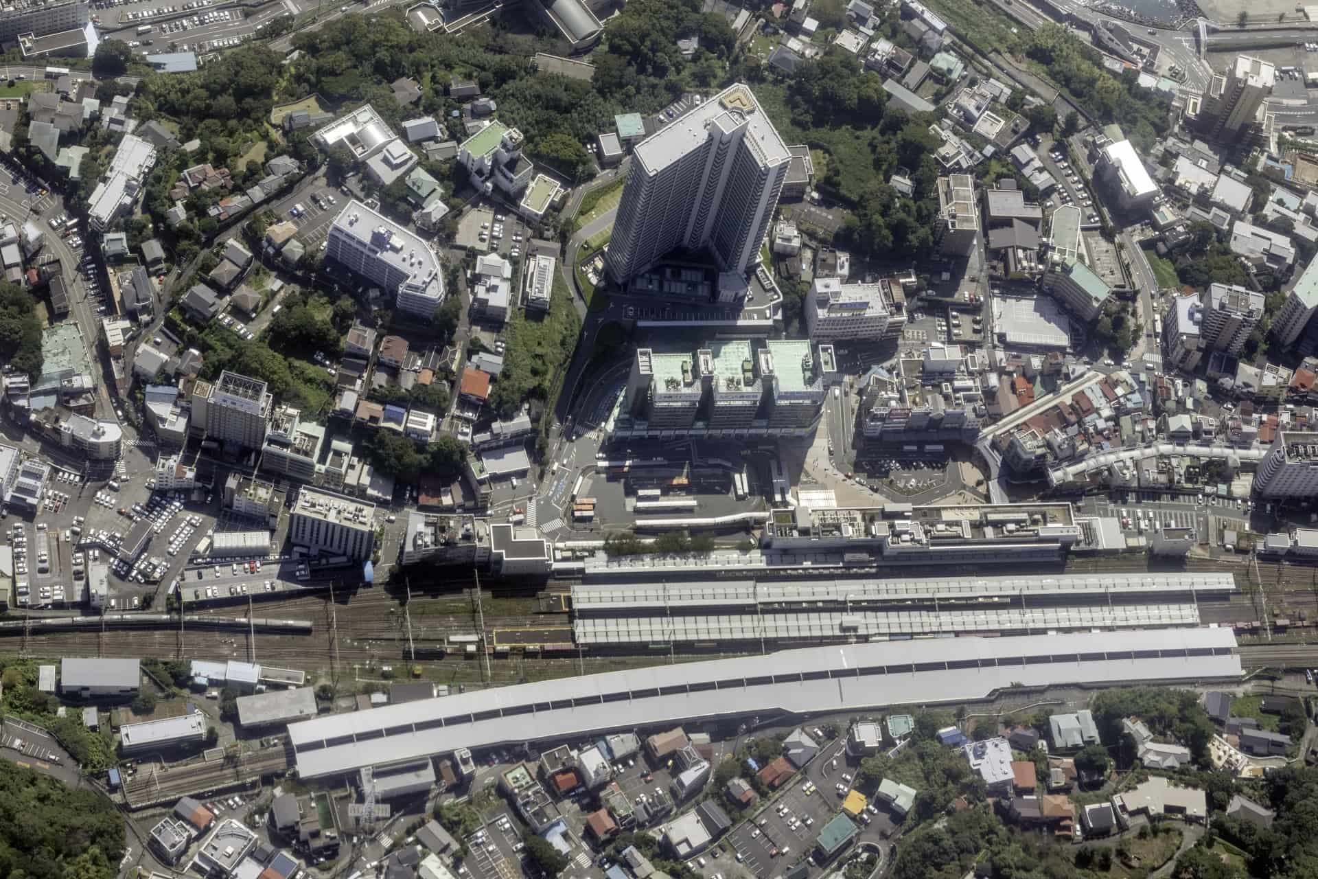 上空から見える街