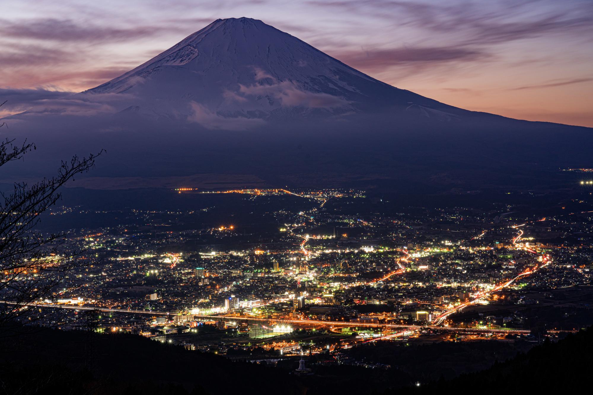 乙女峠の夜景