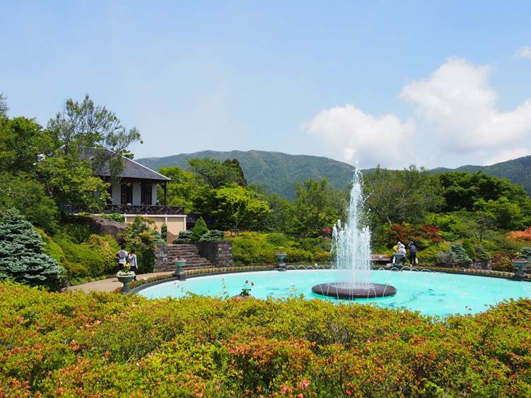 公園の噴水