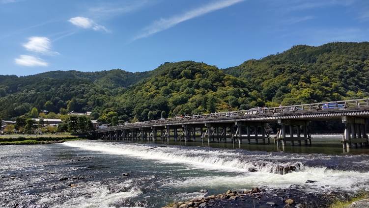 嵐山の渡月橋