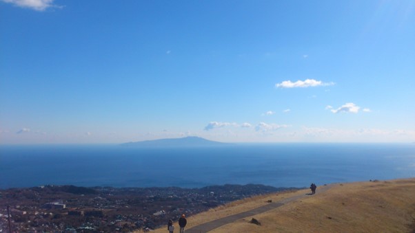 高台からみえる景色